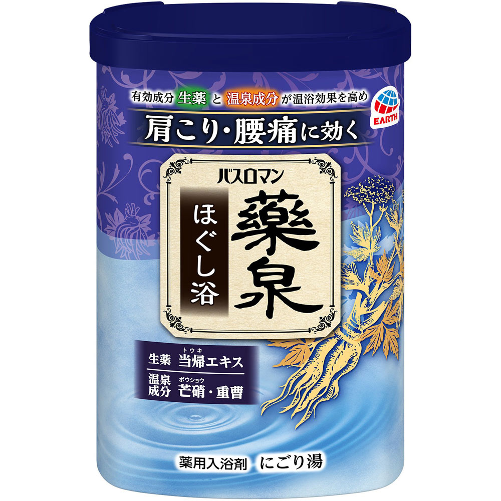 バスロマン 薬泉 ほぐし浴 薬用入浴剤 粉末 ６００ｇ アース製薬 (医薬部外品)