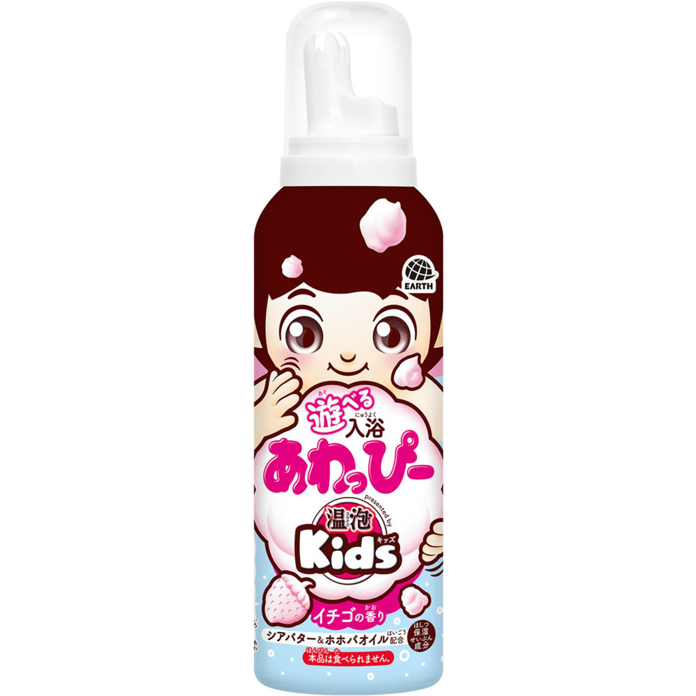 遊べる入浴あわっぴー　イチゴの香り １６０ｍｌ アース製薬