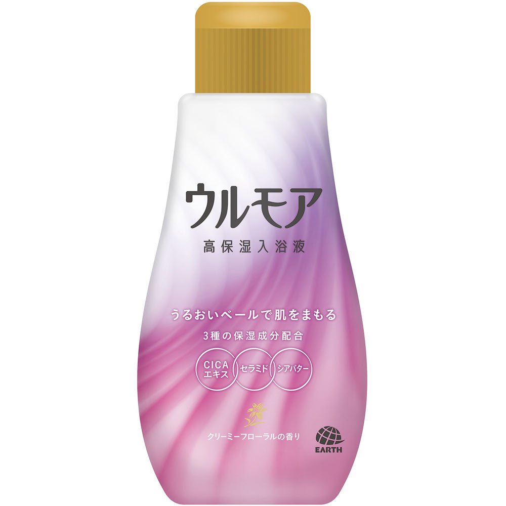 ウルモア高保湿入浴液　クリーミーフローラル ６００ｍｌ アース製薬