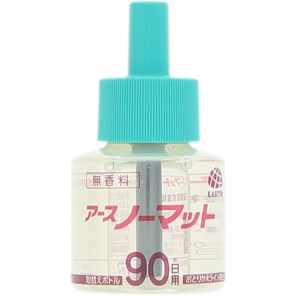 アースノーマット 取替えボトル９０日用 無香料  液体蚊取り 蚊の 侵入対策 殺虫剤 ４５ｍｌ×２ アース製薬 (医薬部外品)