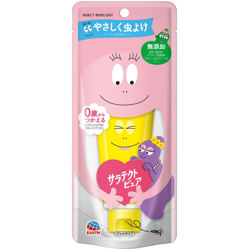 サラテクト　ピュア　ジェル　バーバパパ ５０ｇ アース製薬 (医薬部外品)