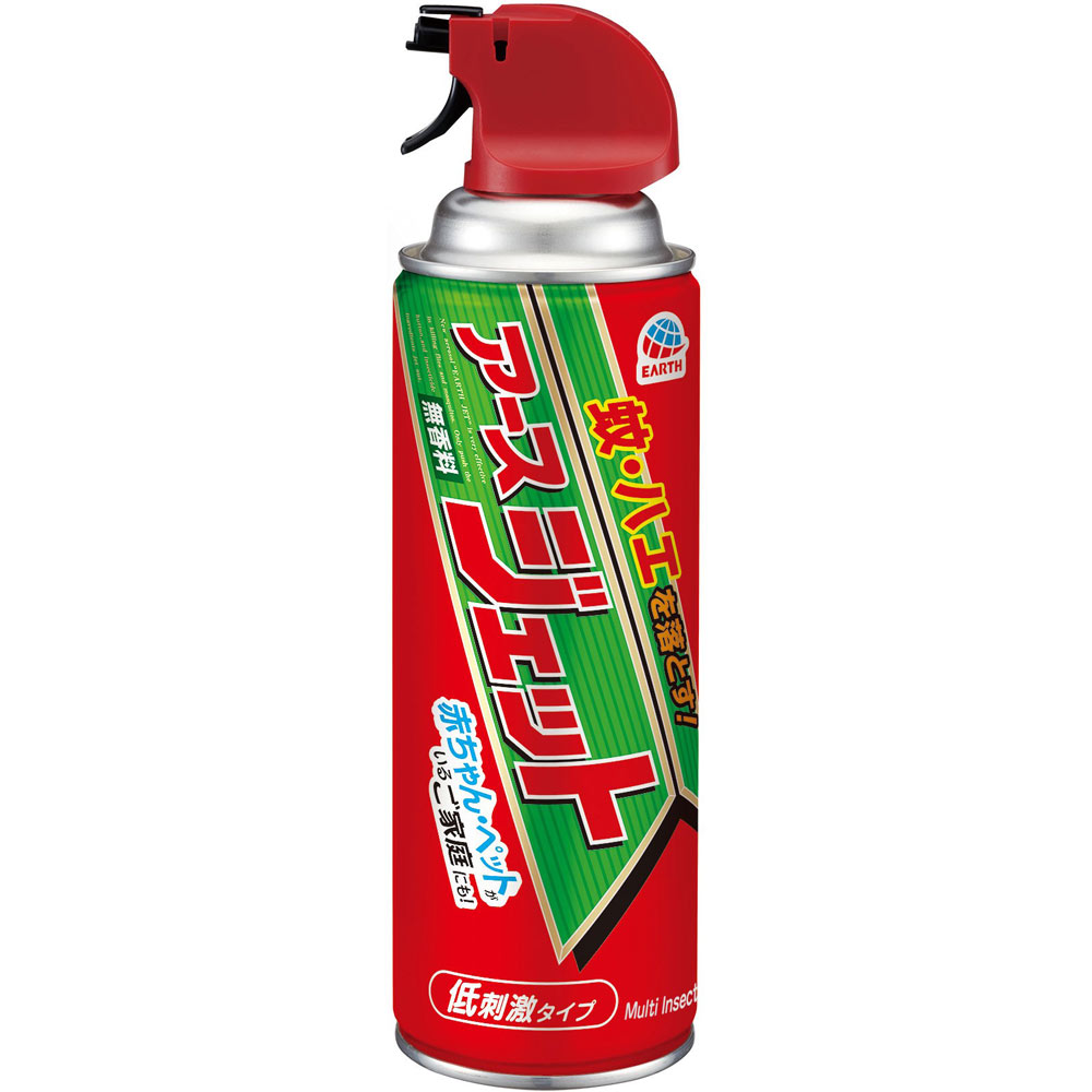アースジェット　ハエ蚊・ゴキブリ　殺虫剤　スプレー ４５０ｍｌ アース製薬 (医薬部外品)