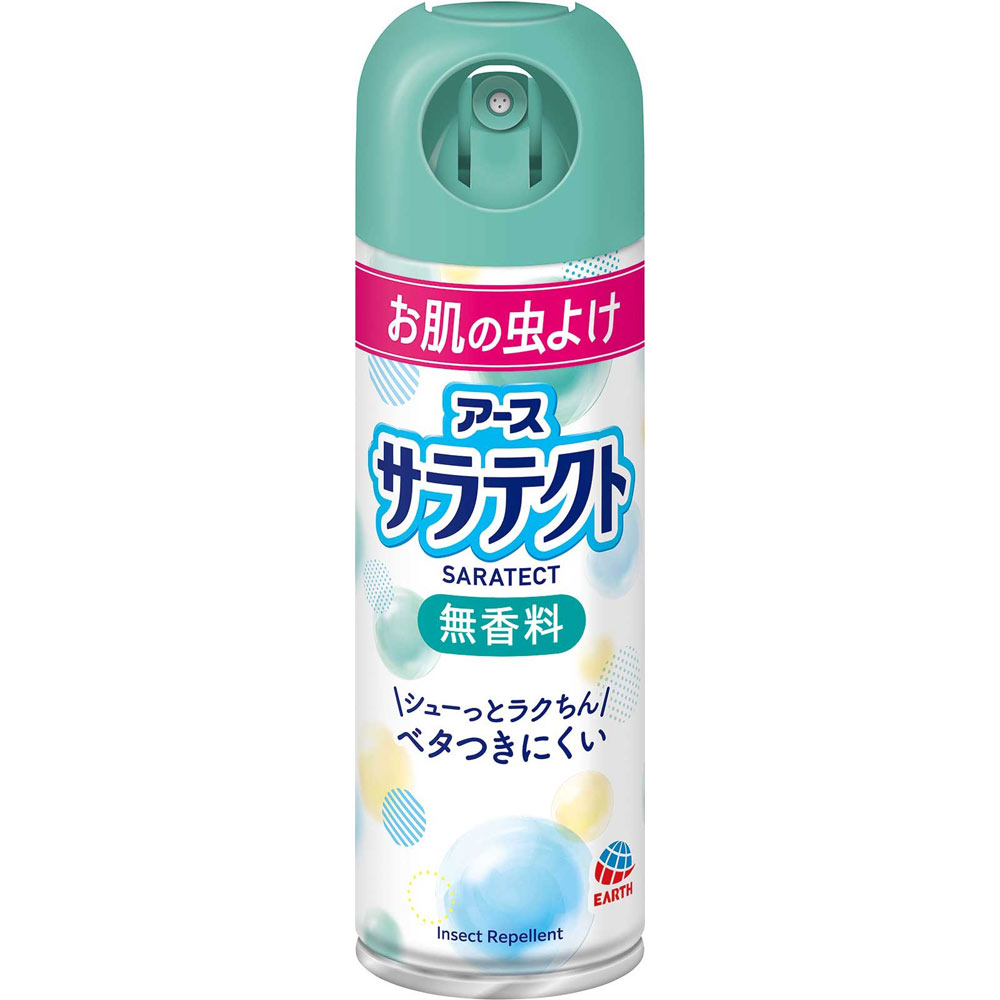 サラテクト 無香料 蚊 虫除け スプレー アウトドア キャンプ 公園 おでかけの 害虫 対策 ２００ｍｌ アース製薬 (医薬部外品)