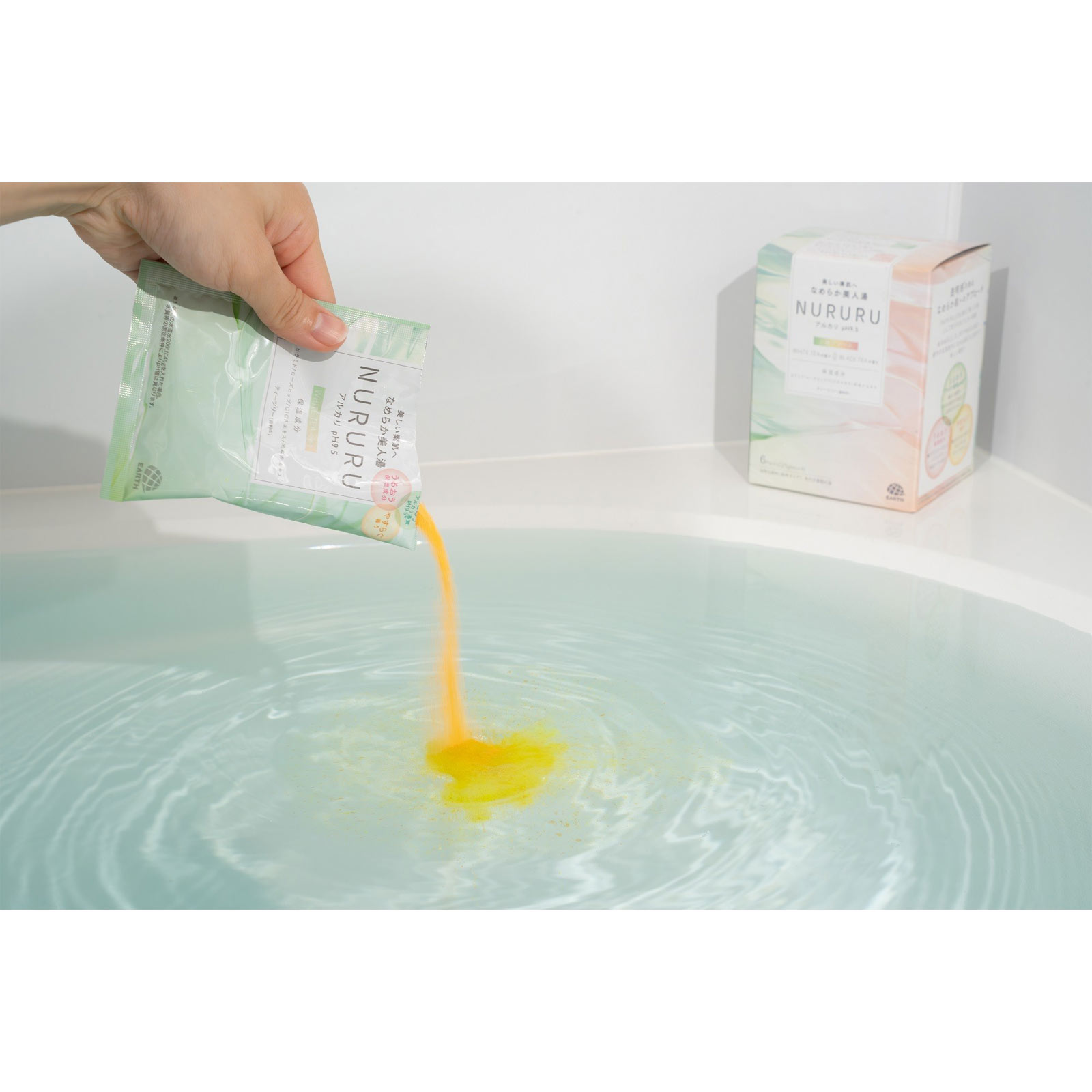 ＮＵＲＵＲＵ　ＷＨＩＴＥ　ＴＥＡの香り＆ＢＬＡＣＫ　ＴＥＡの香り ６包 アース製薬