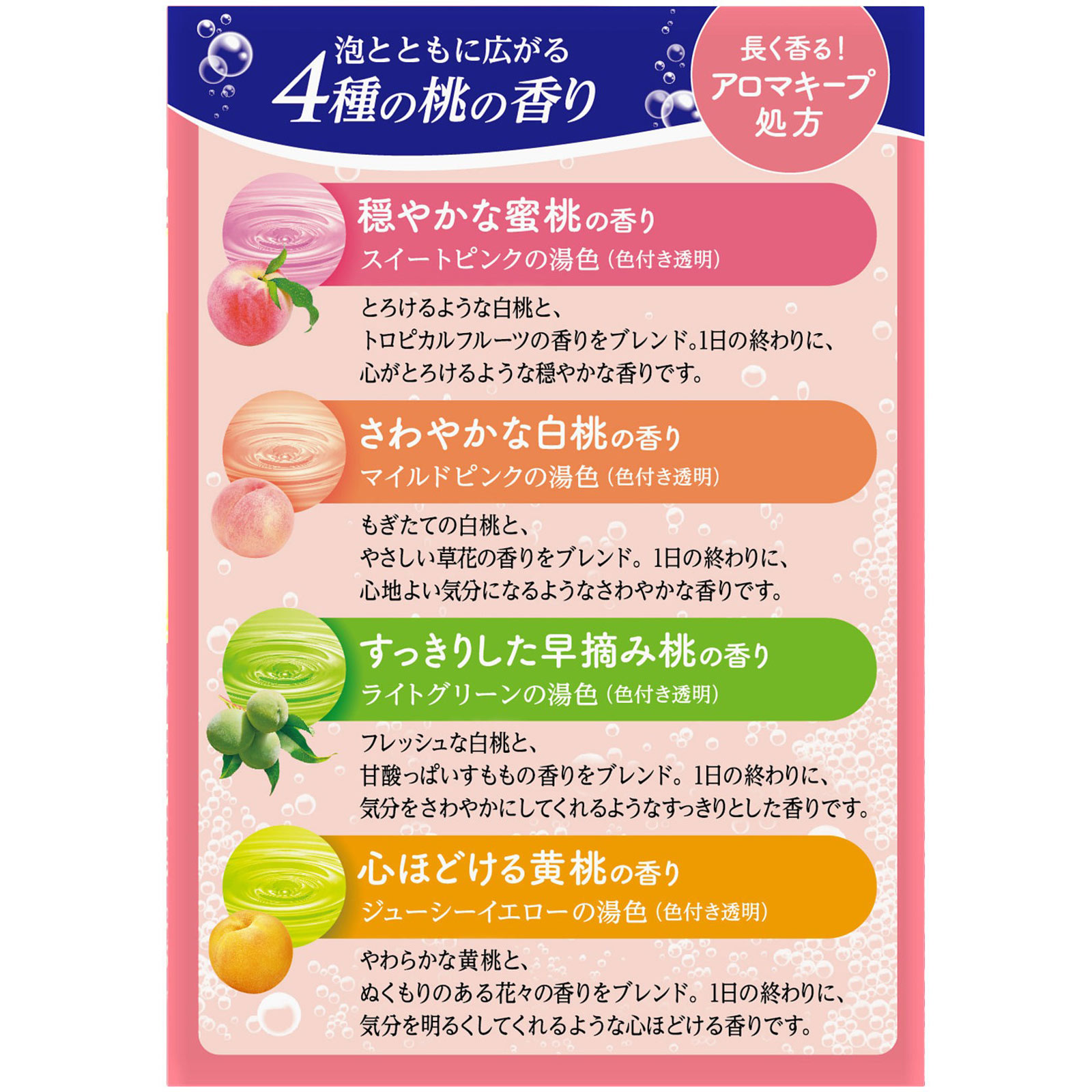 温泡 こだわり桃 炭酸湯 発泡入浴剤 詰め合わせ ２０錠 アース製薬 (医薬部外品)