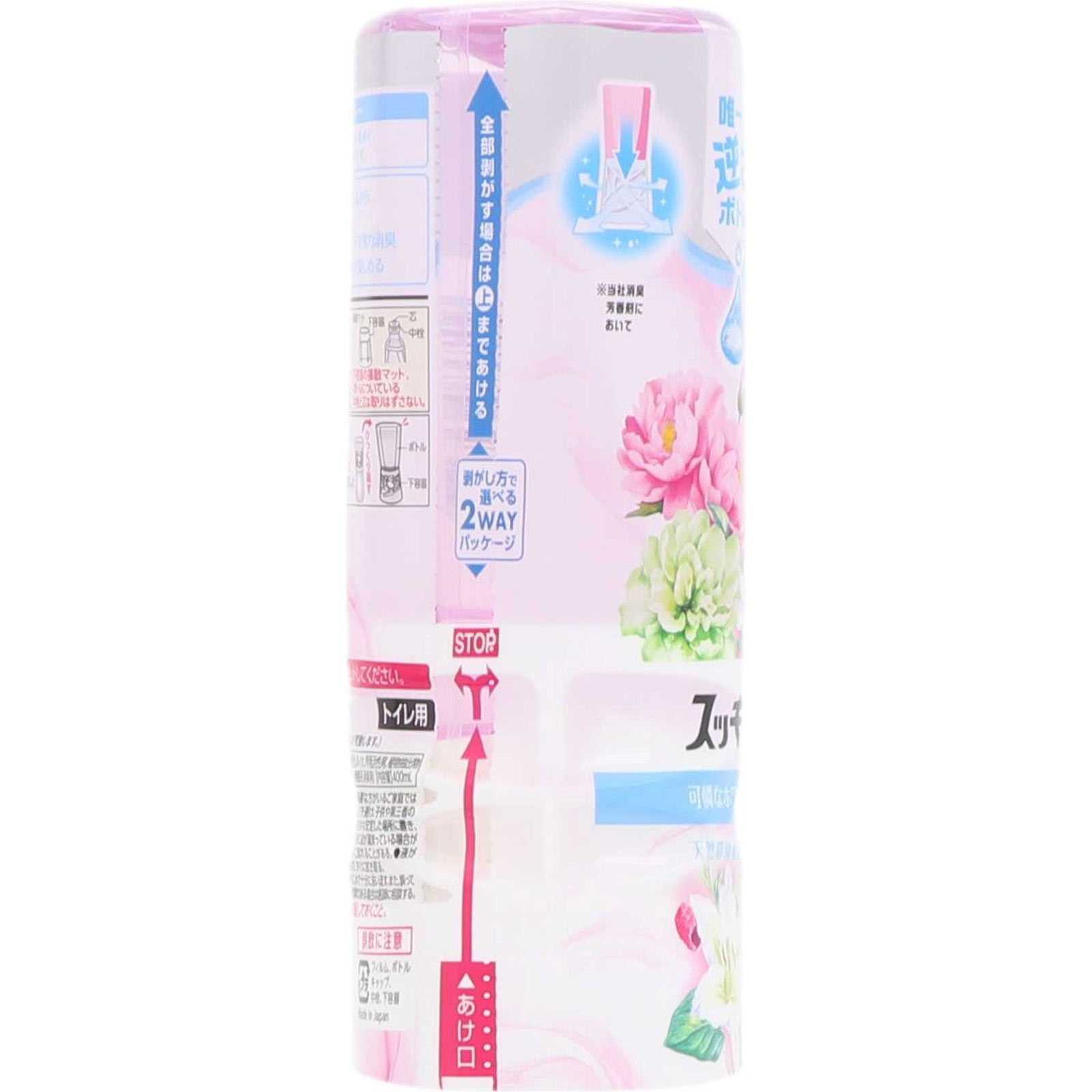 トイレのスッキーリ！ エアリーホワイトフローラルの香り トイレ芳香剤 ４００ｍｌ アース製薬
