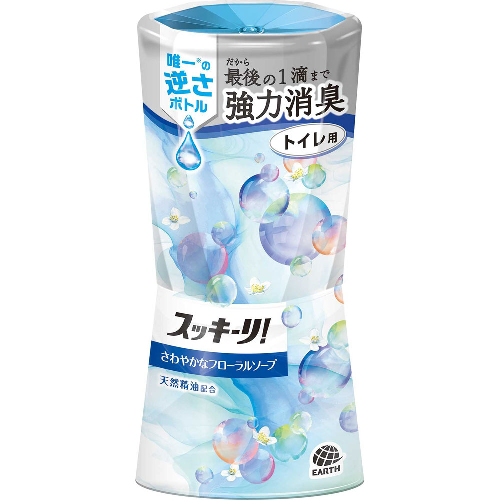 トイレのスッキーリ！ フローラルソープの香り トイレ芳香剤 ４００ｍｌ アース製薬