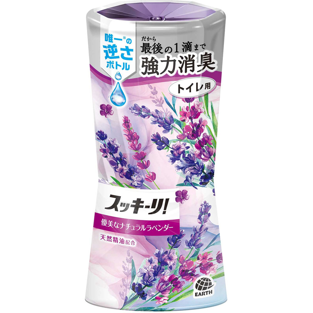 トイレのスッキーリ！ アロマラベンダーの香り トイレ芳香剤 ４００ｍｌ アース製薬