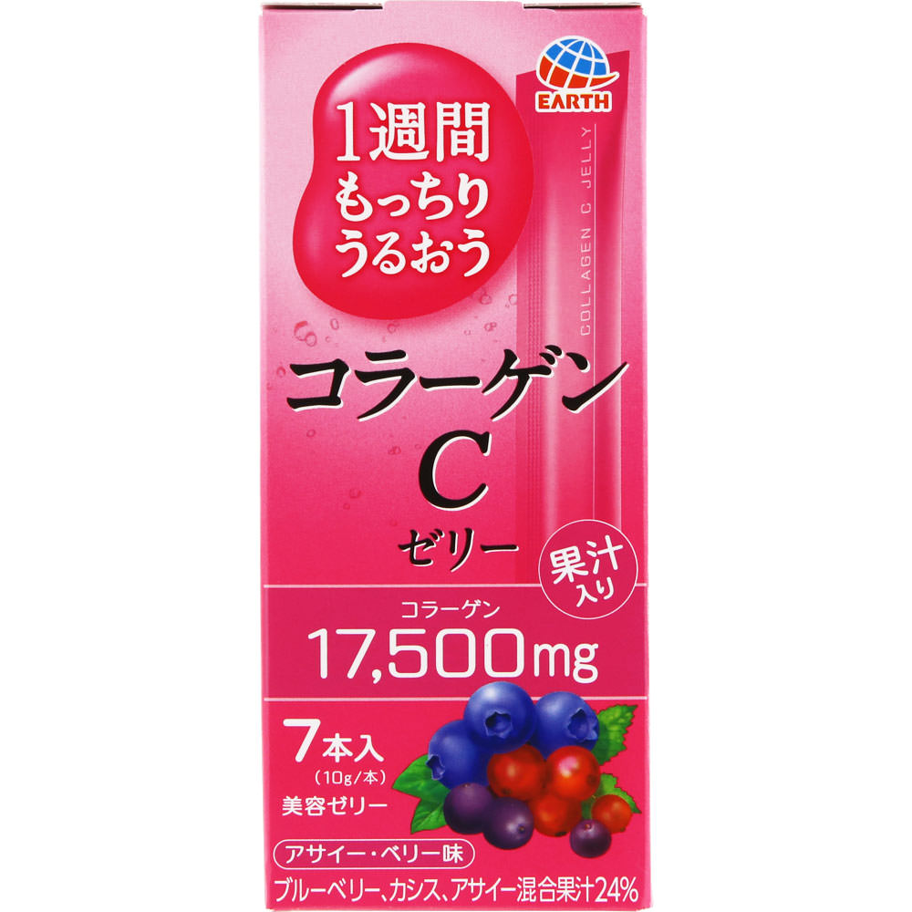 １週間もっちりうるおうコラーゲンＣゼリー ７本 アース製薬