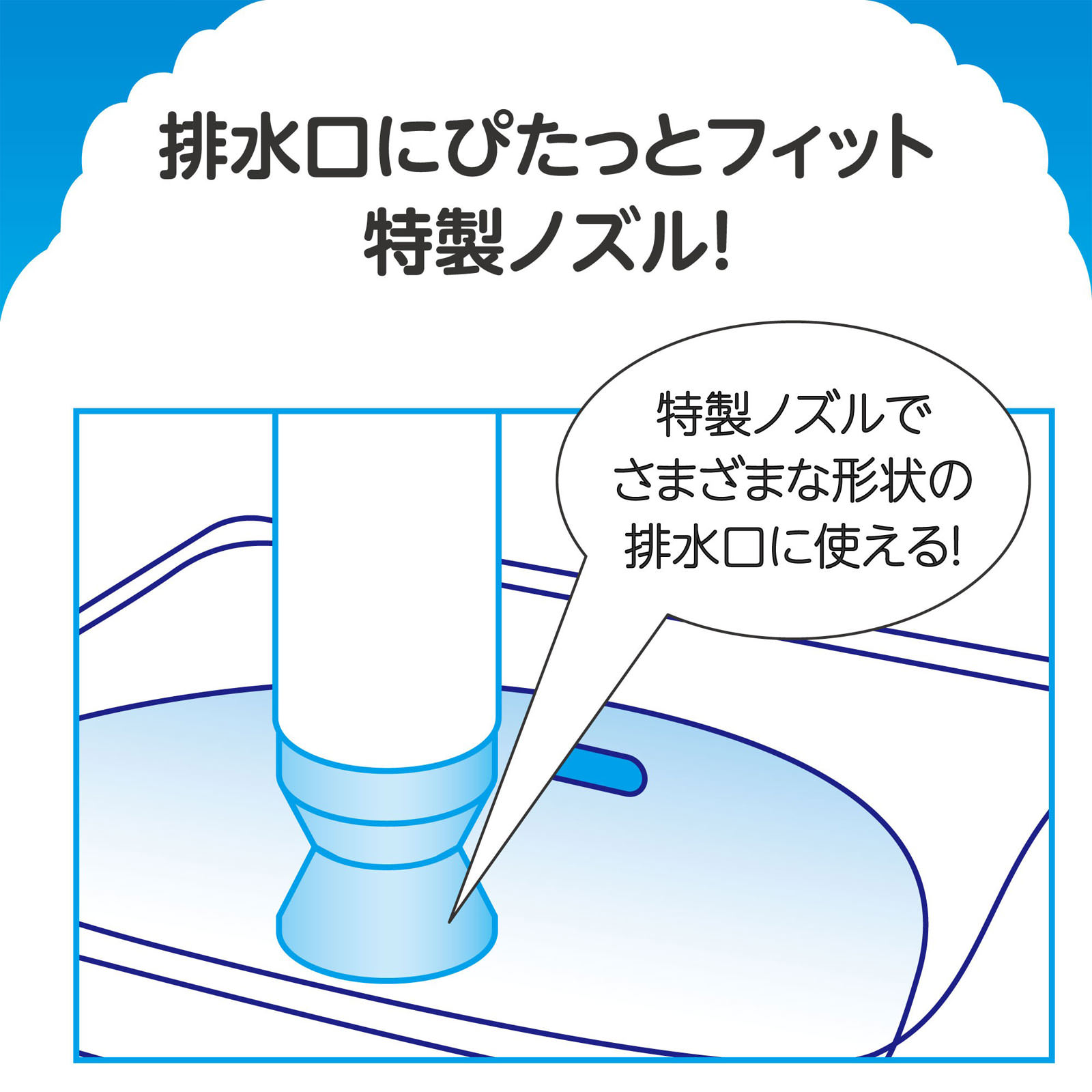 らくハピ マッハ泡 バブルーン 洗面台の排水管 泡洗浄 排水管 掃除 200ml アース製薬