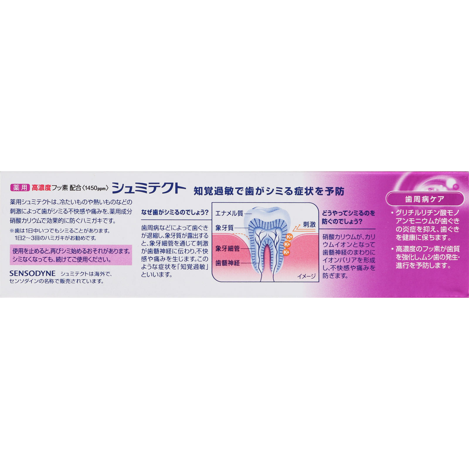薬用シュミテクト　歯周病ケア増量 ９９ｇ ヘイリオンジャパン (医薬部外品)