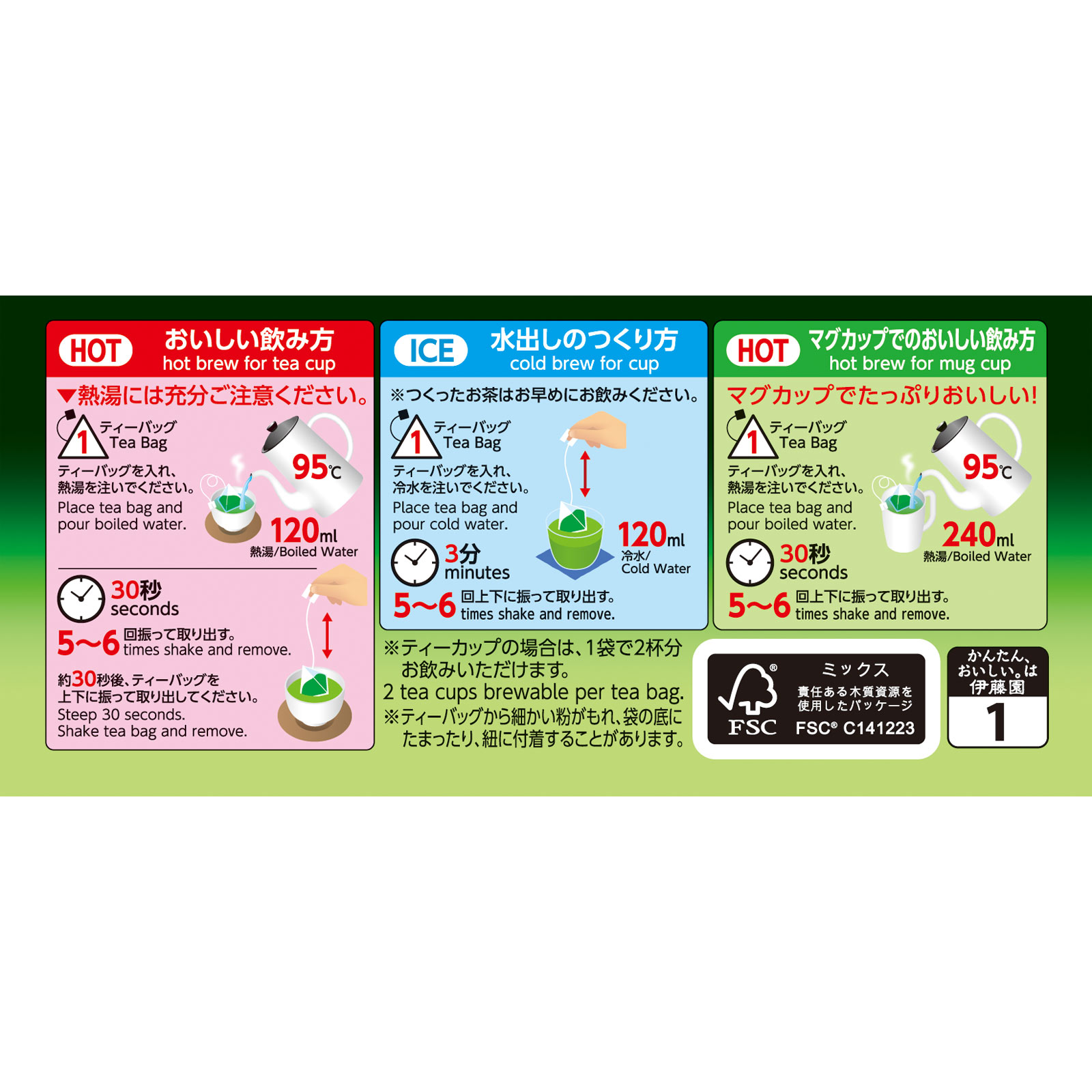 よく出るおいしいプレミアムティーバッグ 宇治抹茶入り緑茶 １．８ｇ×２０袋 伊藤園