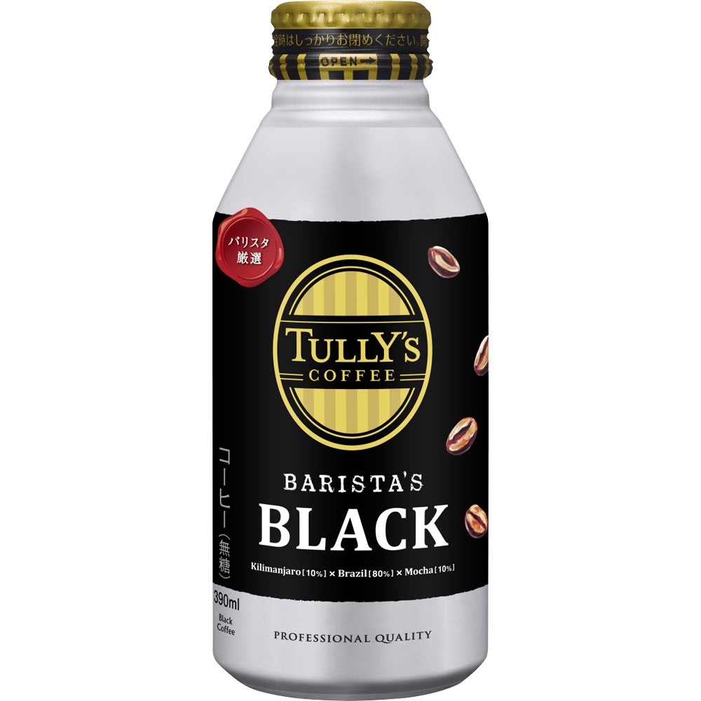 TULLY’S COFFEE BARISTA’S BLACK ３９０ｍｌ 伊藤園