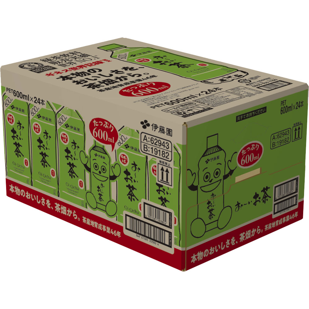 お～いお茶 緑茶 ケース ６００ｍｌ×２４本 伊藤園