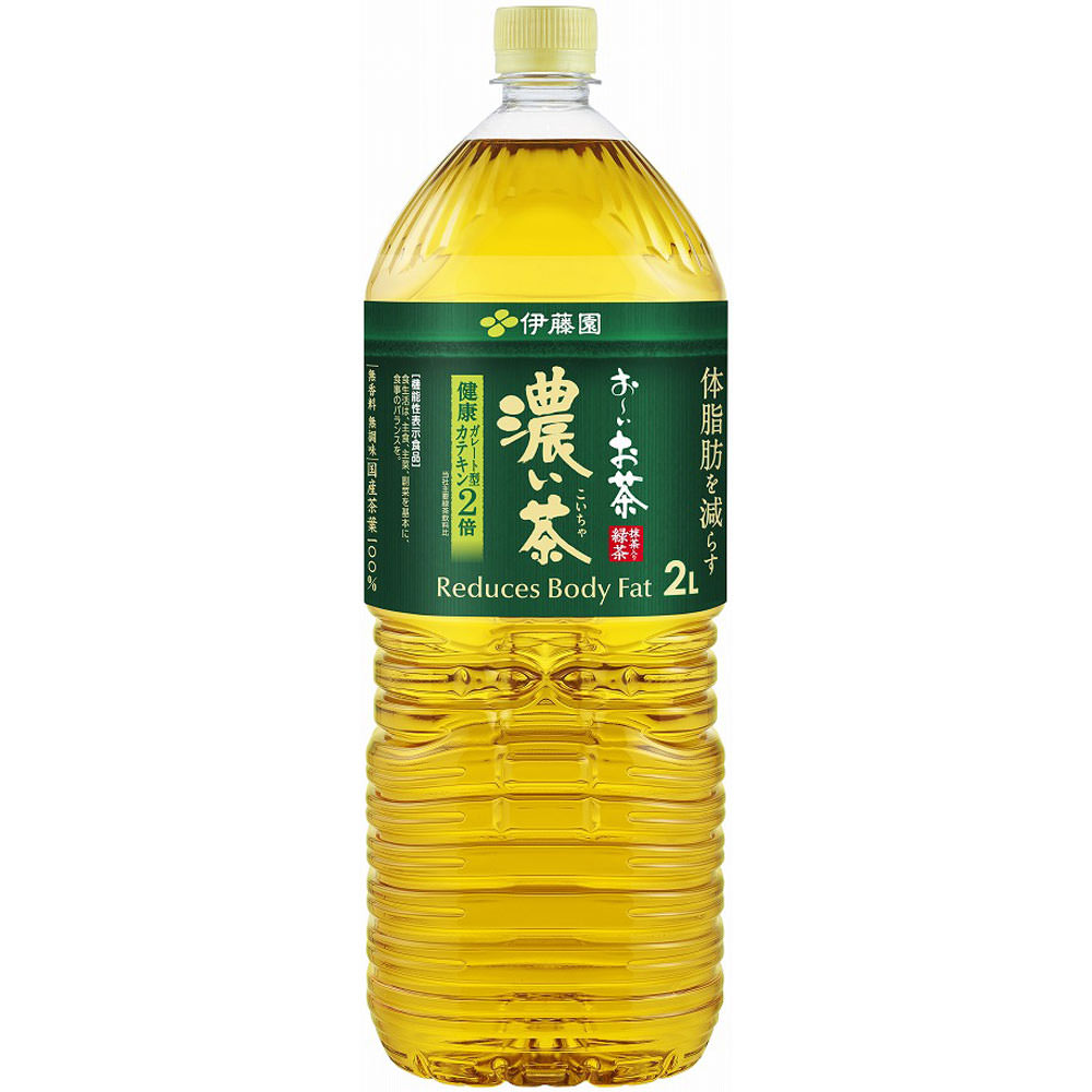 お～いお茶　濃い茶　ケース ２Ｌ×６本 伊藤園