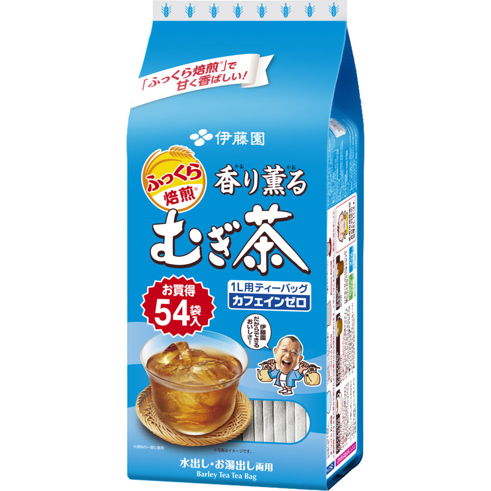 香り薫るむぎ茶 ティーバッグ ５４袋 伊藤園