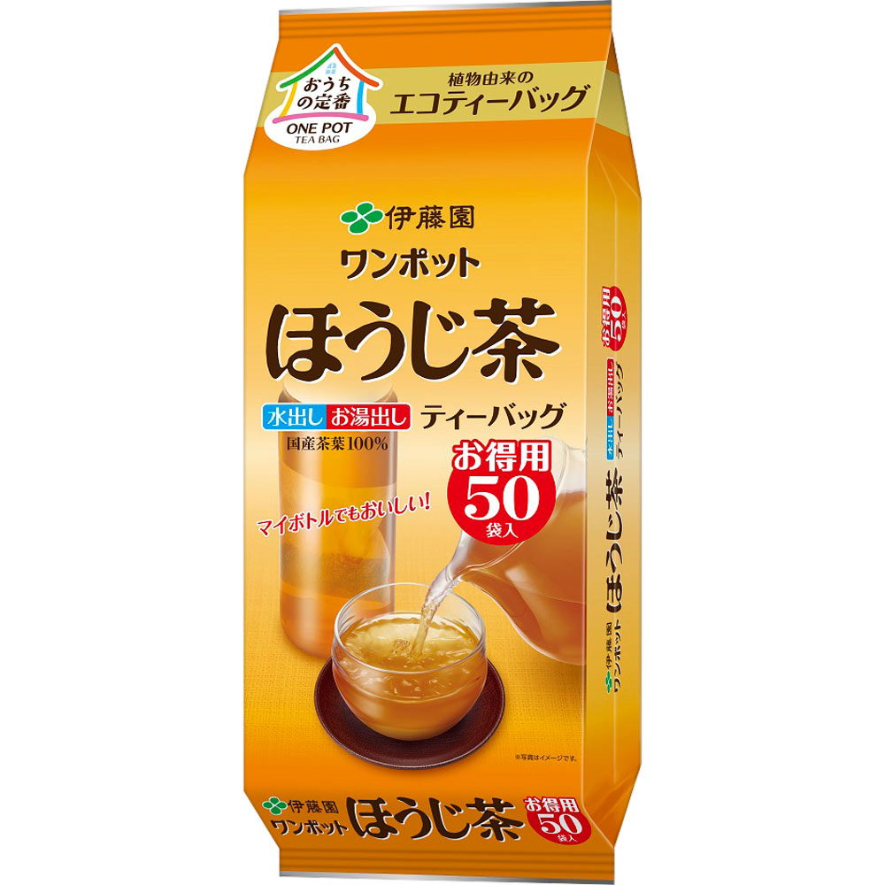 ワンポットエコティーバッグ ほうじ茶 ３．５ｇ×５０袋 伊藤園