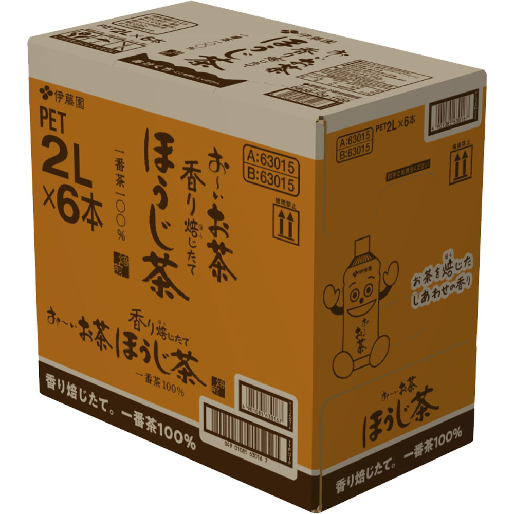 お～いお茶 ほうじ茶 ケース ２Ｌ×６ 伊藤園