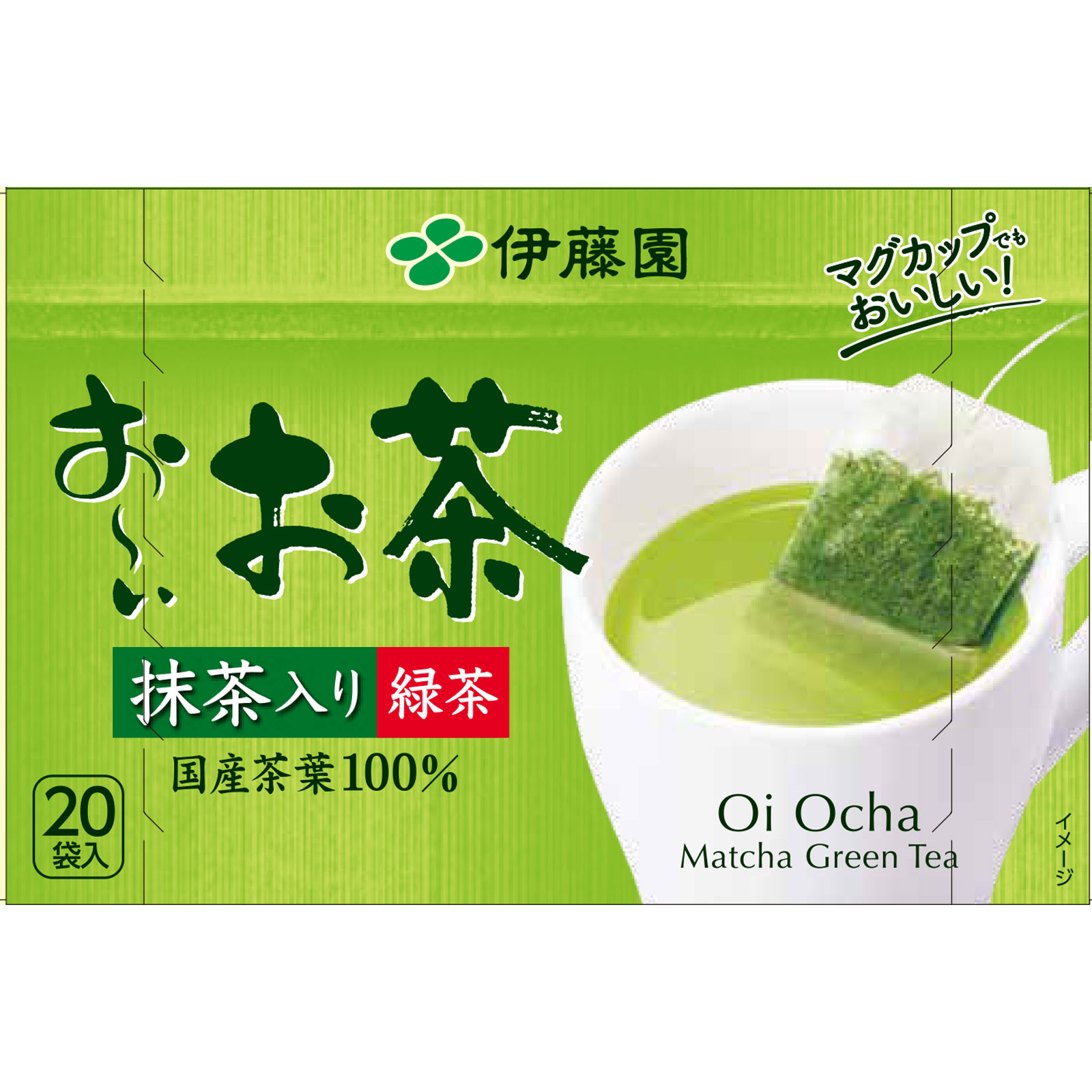 お～いお茶エコティーバッグ緑茶 １．８ｇ×２０袋 伊藤園