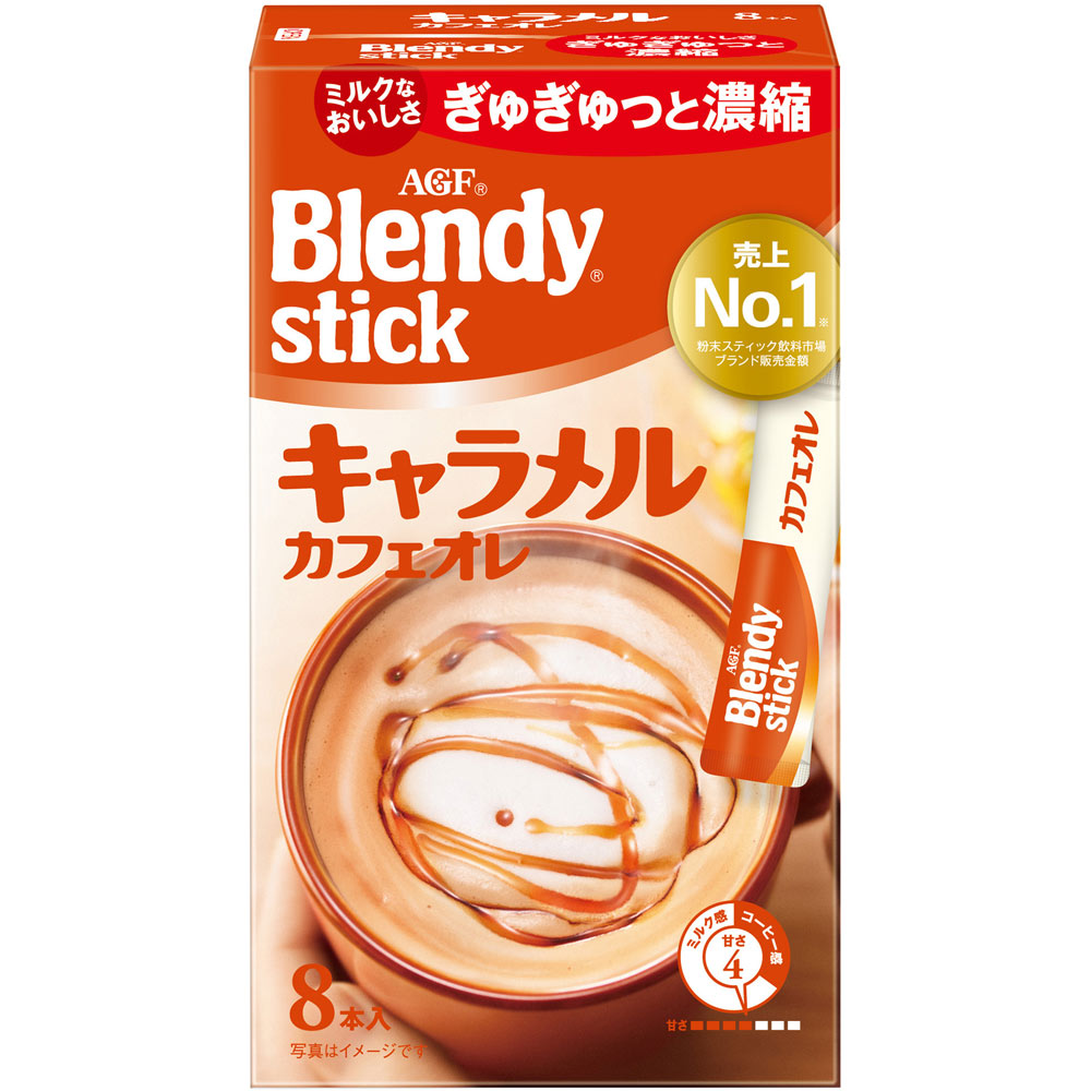 ブレンディステック キャラメルカフェオレ １０ｇ×８ 味の素ＡＧＦ