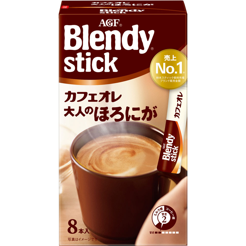 ブレンディスティック カフェオレ 大人のほろにが ９ｇ×８ 味の素ＡＧＦ