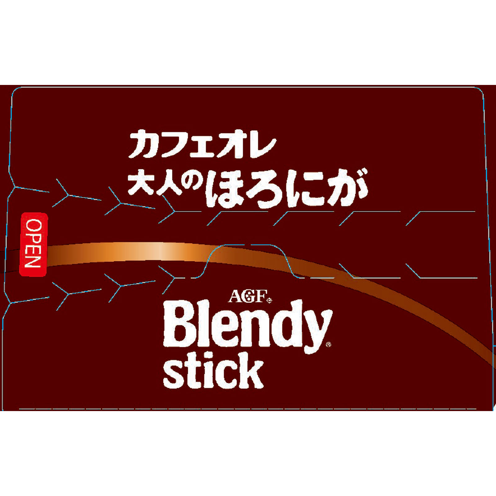 ブレンディスティック カフェオレ 大人のほろにが ９ｇ×８ 味の素ＡＧＦ