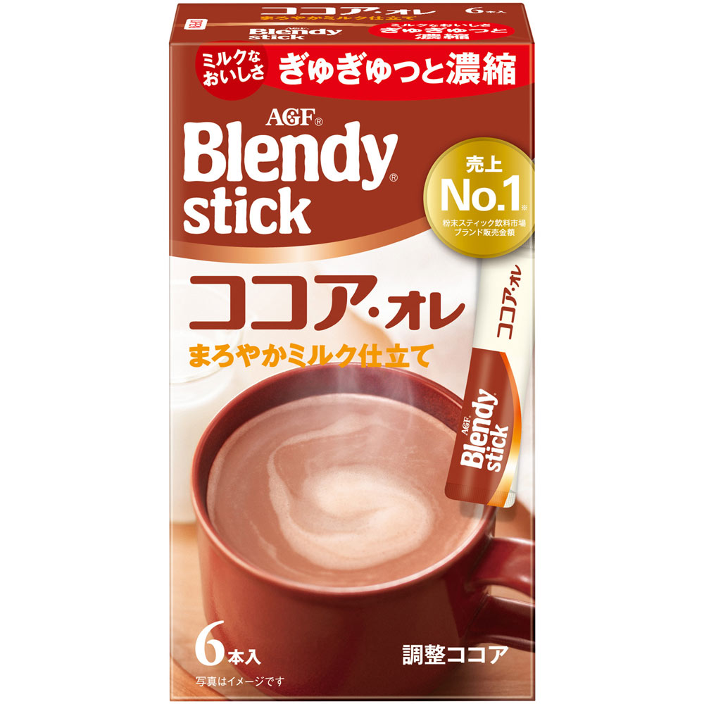 ブレンディスティック ココア・オレ １１ｇ×６ 味の素ＡＧＦ