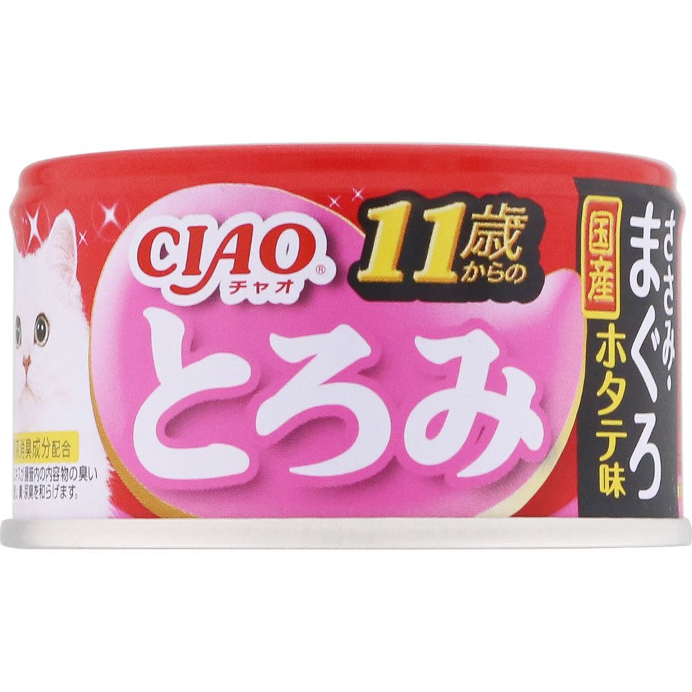CIAO とろみ 11歳からのささみ・まぐろ ホタテ味 ８０ｇ いなば食品