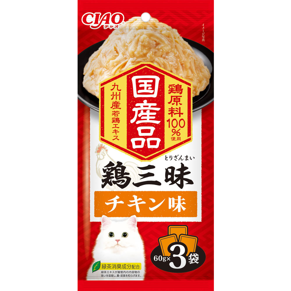 【鶏三昧】チキン味 ６０ｇ×３ いなば食品