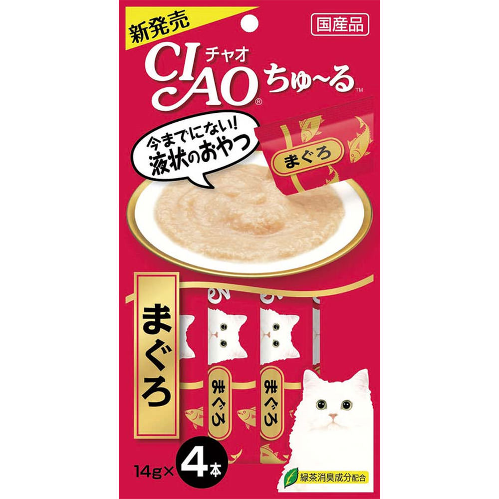 ＜ＣＩＡＯ ちゅ～る＞ まぐろ １４ｇ×４ いなば食品