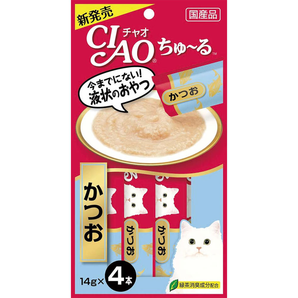 ＜ＣＩＡＯ ちゅ～る＞ かつお １４ｇ×４ いなば食品