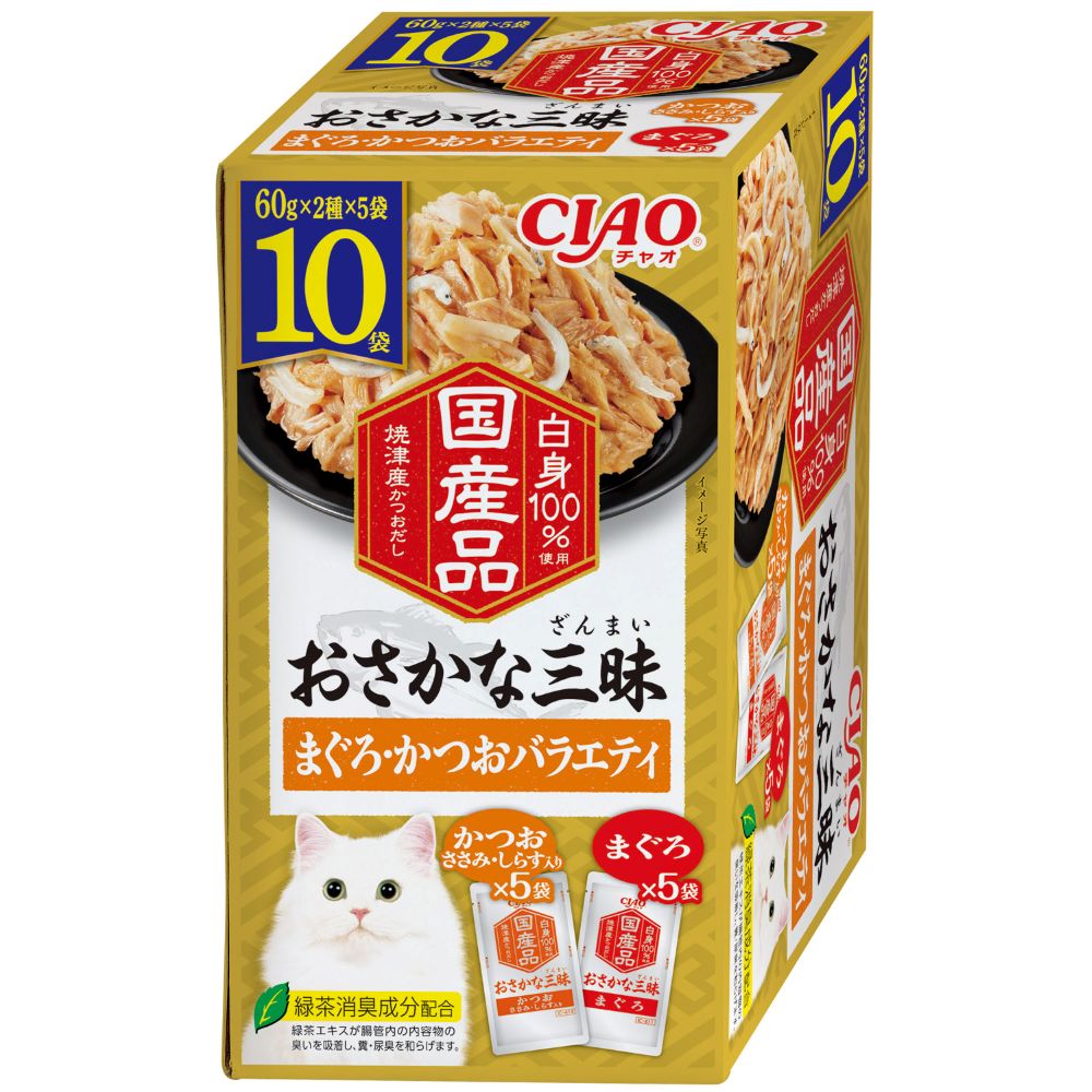 おさかな三昧　まぐろ・かつおバラエティ ６０ｇ×１０ いなば食品