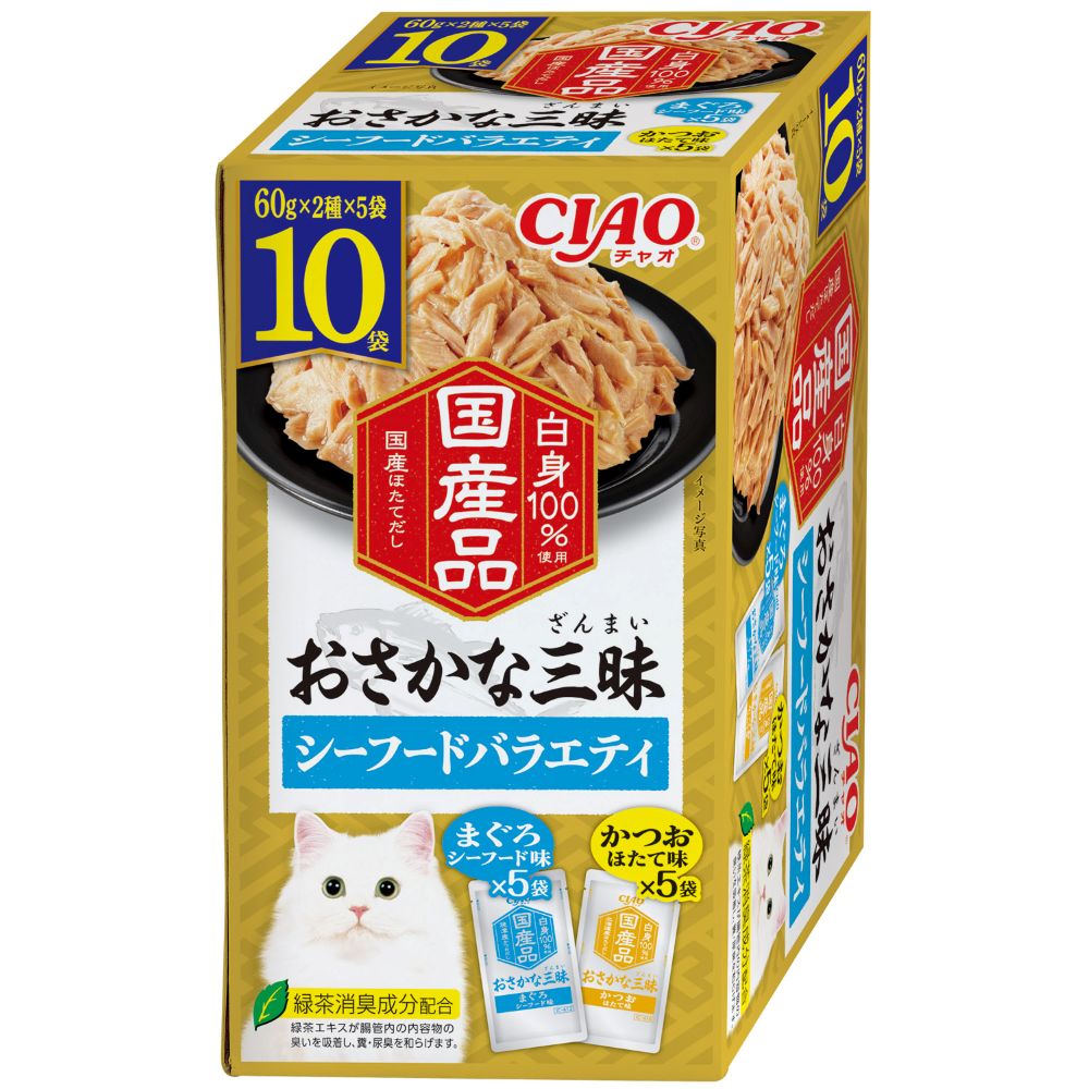 おさかな三昧　シーフードバラエティ ６０ｇ×１０ いなば食品