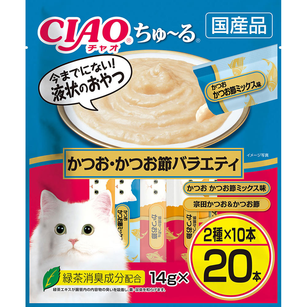 チャオちゅ～る かつおかつお節バラエティ １４ｇ×２０Ｐ いなば食品