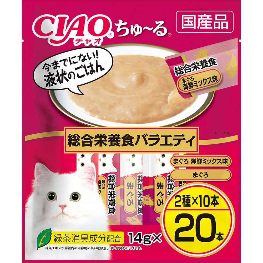 チャオちゅ～る 総合栄養食バラエティ １４ｇ×２０Ｐ いなば食品
