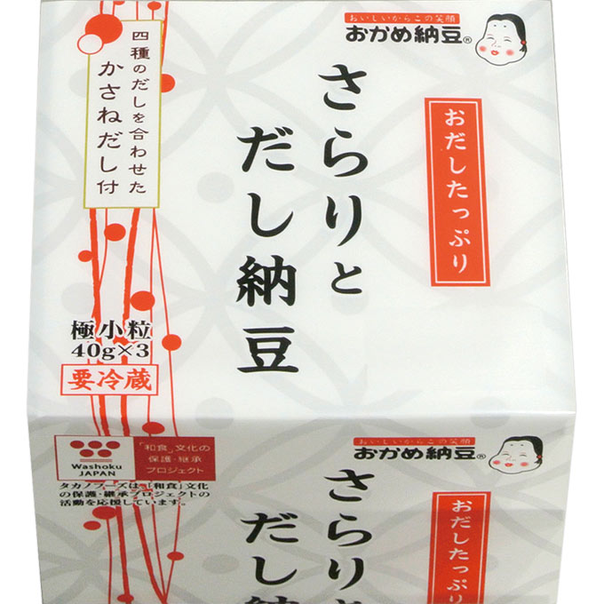 おかめ納豆 さらりとだし納豆 ４０ｇ×３ タカノフーズ