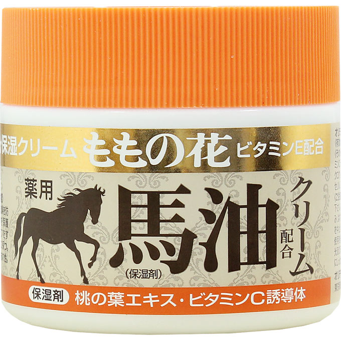 ももの花・薬用 馬油配合クリーム ７０ｇ オリヂナル (医薬部外品)