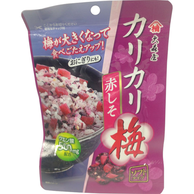 カリカリ梅 赤しそ ４０ｇ 大森屋