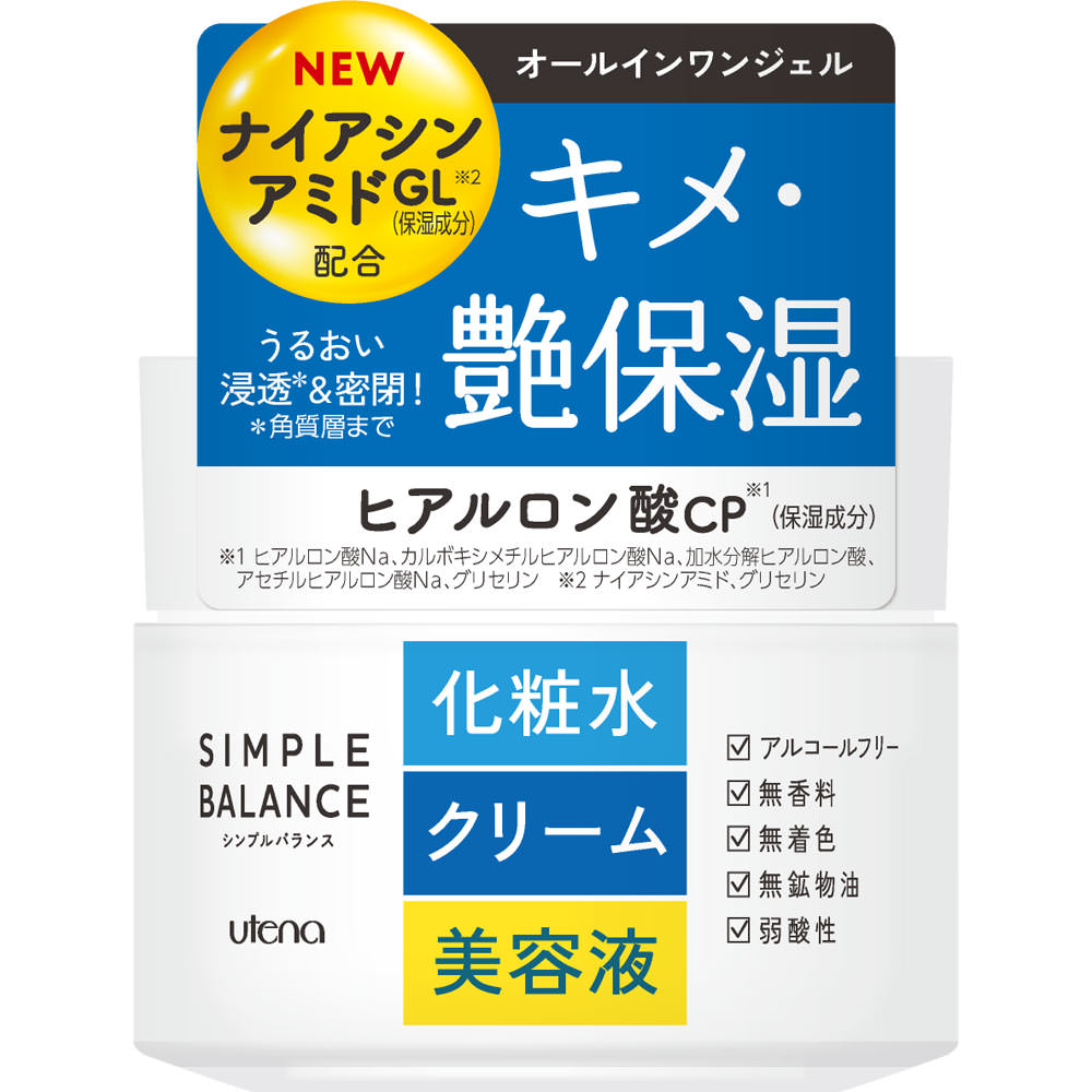 シンプルバランス うるおいジェル １００ｇ ウテナ