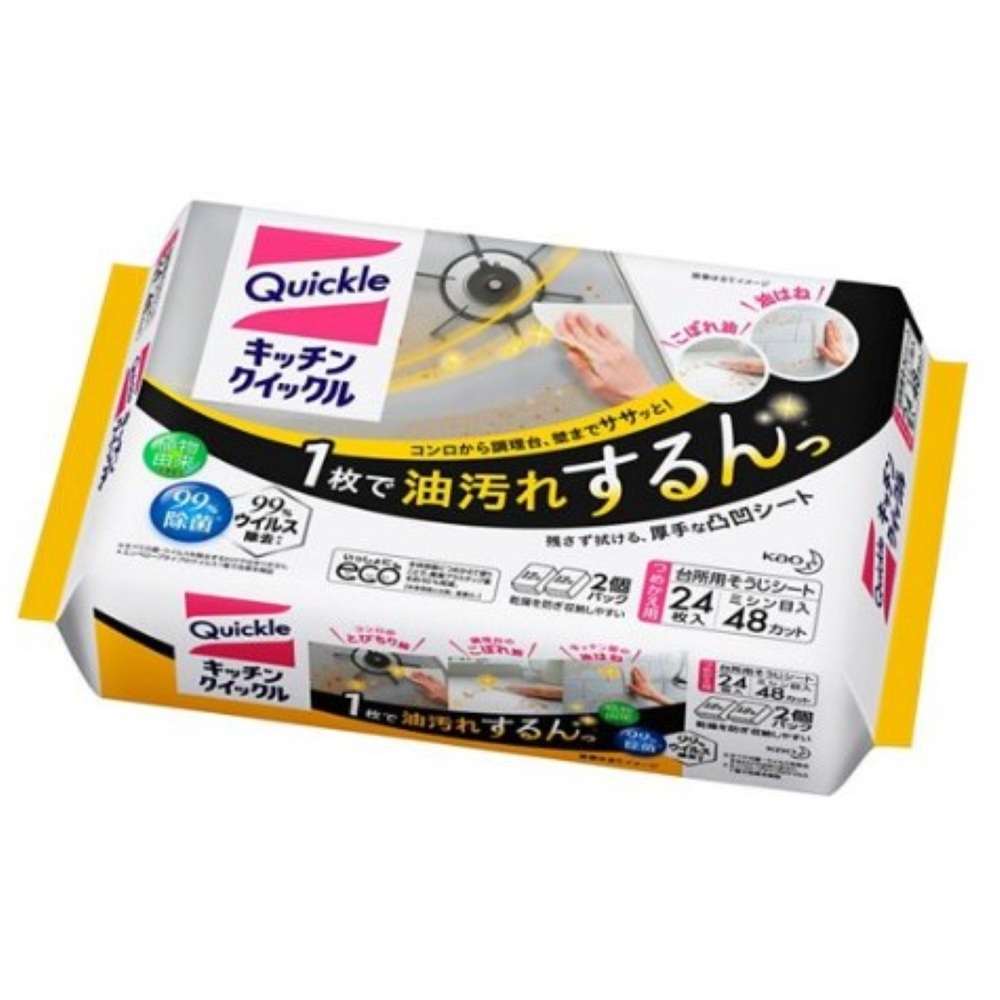 キッチンクイックル つめかえ用 ジャンボパック ２４枚 花王