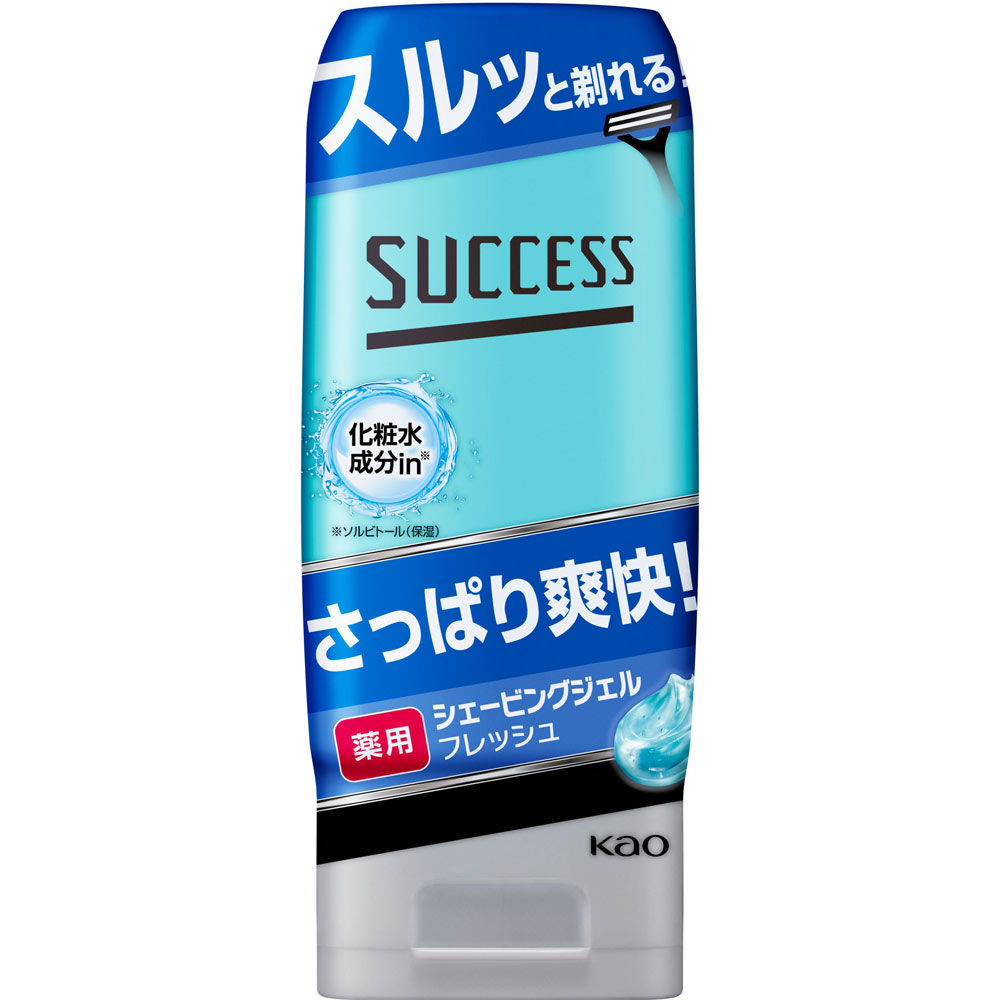 サクセス 薬用シェービングジェル フレッシュタイプ １８０ｇ 花王 (医薬部外品)