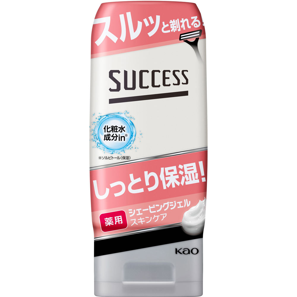 サクセス 薬用シェービングジェル スキンケアタイプ １８０ｇ 花王 (医薬部外品)