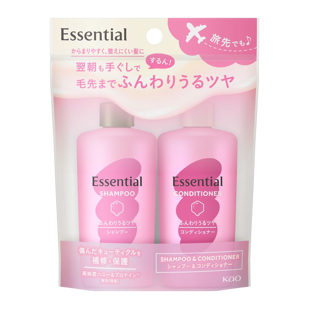 エッセンシャル ふんわり軽やか シャンプー＆コンディショナー ミニセット ９０ｍＬ 花王
