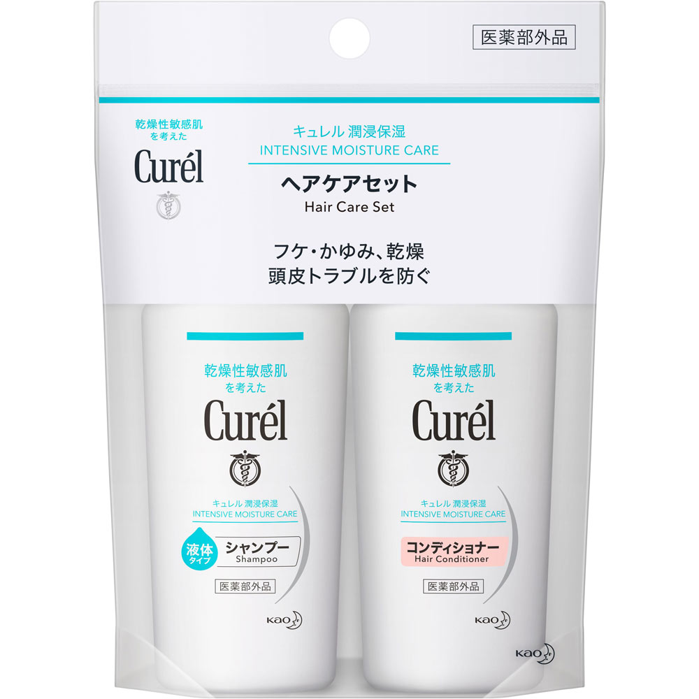 キュレル シャンプー＆コンディショナー ミニセット ９０ｍＬ 花王 (医薬部外品)