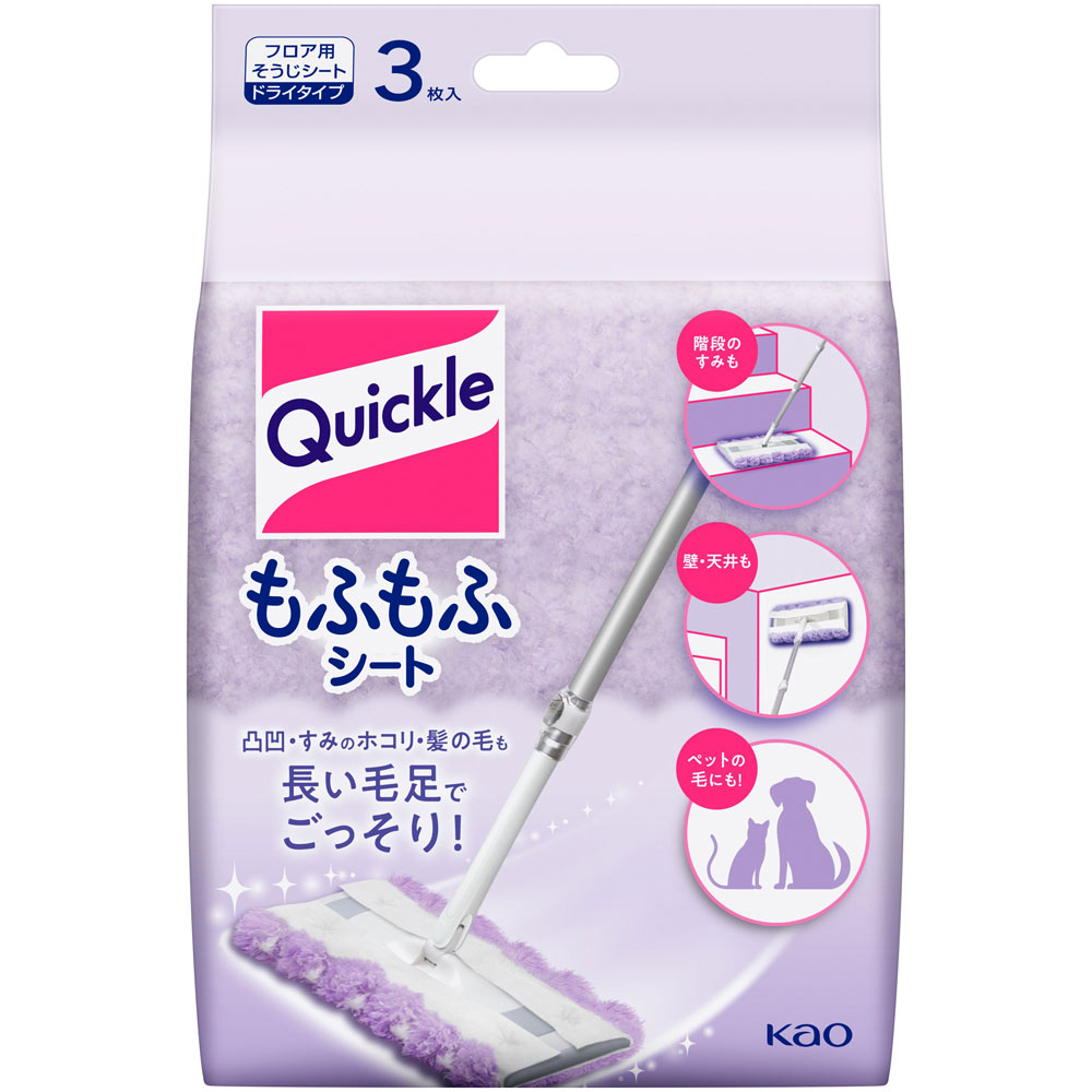 クイックルワイパー ふわふわキャッチャーシート ３マイ 花王