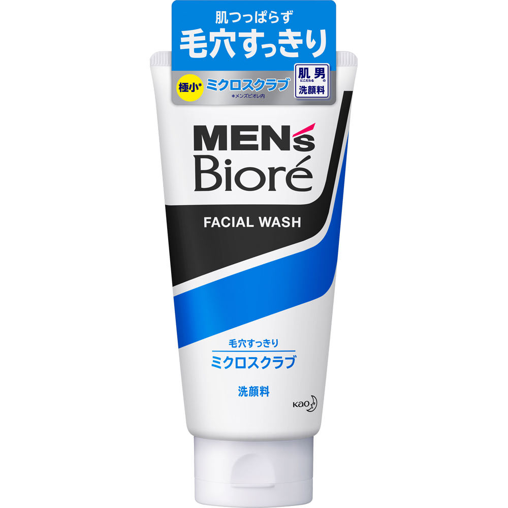 メンズビオレ ミクロスクラブ洗顔 １３０Ｇ 花王