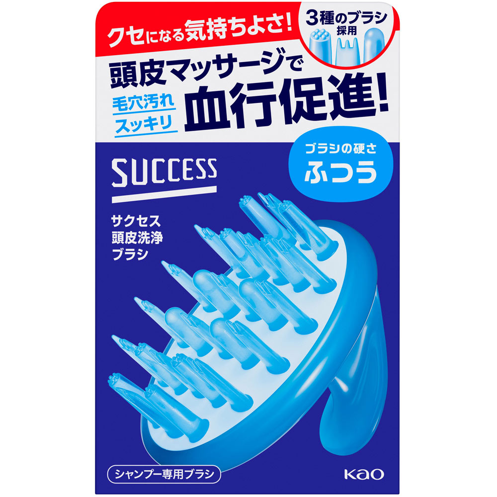 サクセス 頭皮洗浄ブラシ ふつう １コ 花王