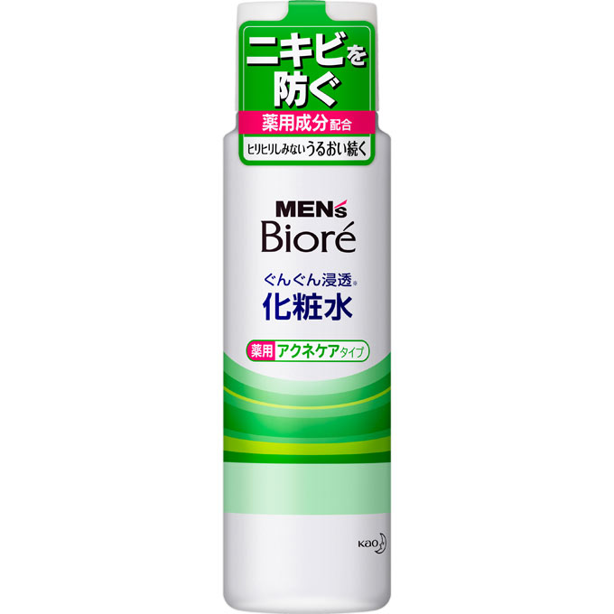 メンズビオレ 浸透化粧水 薬用アクネケアタイプ １８０ｍＬ 花王 (医薬部外品)