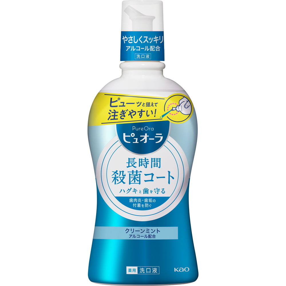 薬用ピュオーラ洗口液 クリーンミント ４２０ｍＬ 花王 (医薬部外品)