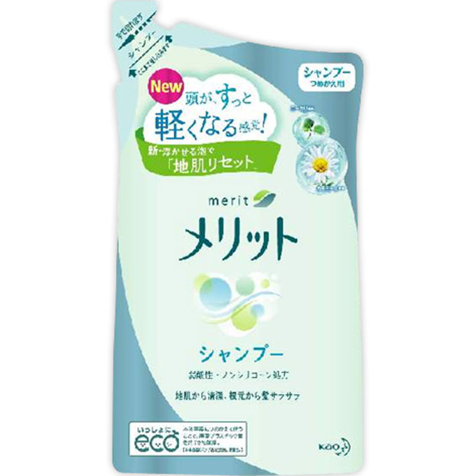 メリット シャンプー つめかえ用 ３４０ｍｌ 花王 (医薬部外品)
